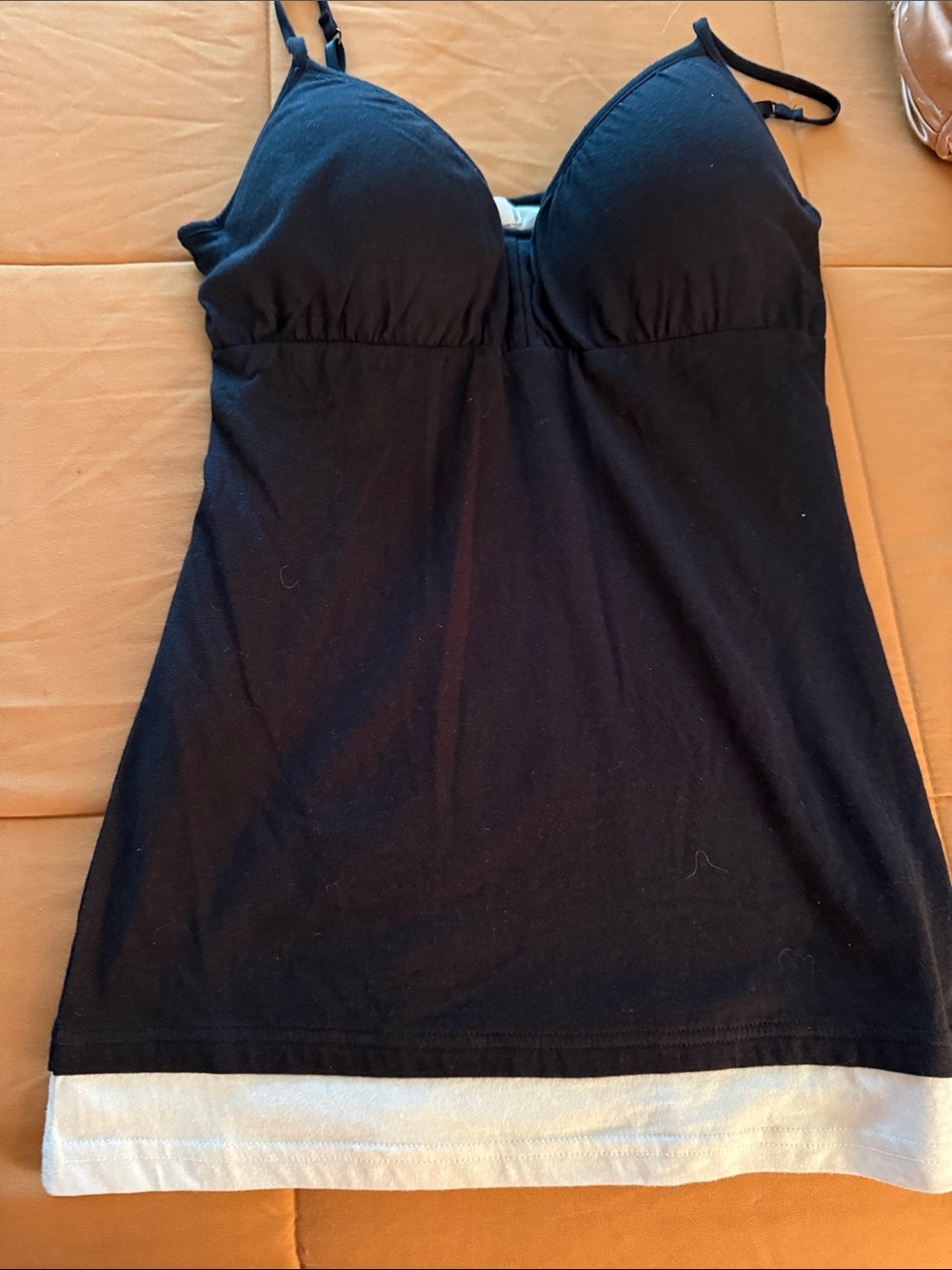 lei Black Tank Top with Built-In Shelf Bra - Picture 2 of 4
